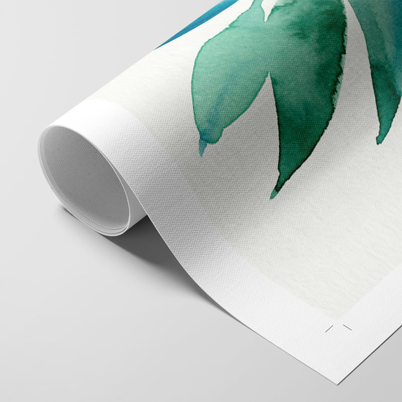 Palm Frond Flow II - Impression sur toile seulement - NON-CADRE, H 18 po x l 12 po
