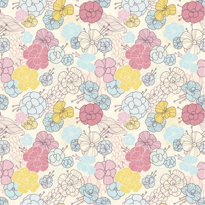 " Seamless Floral Pattern " by Embra