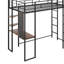 Lit mezzanine simple pour enfants Emberlynn-2007357400