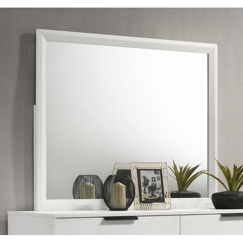 Miroir pour commode Clancy - blanc
