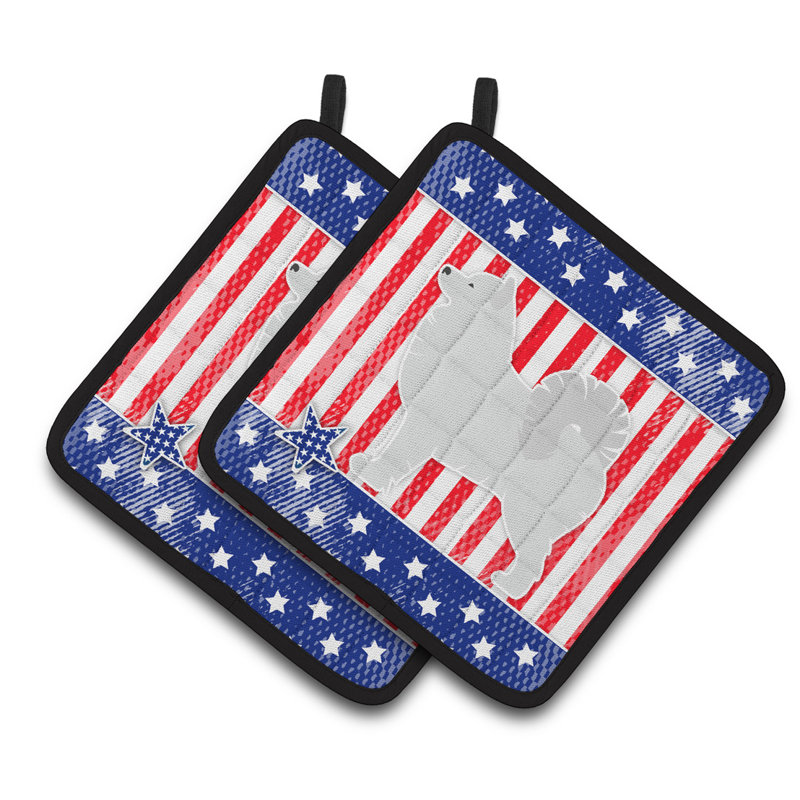 Pomande de Samoyède patriotique USA