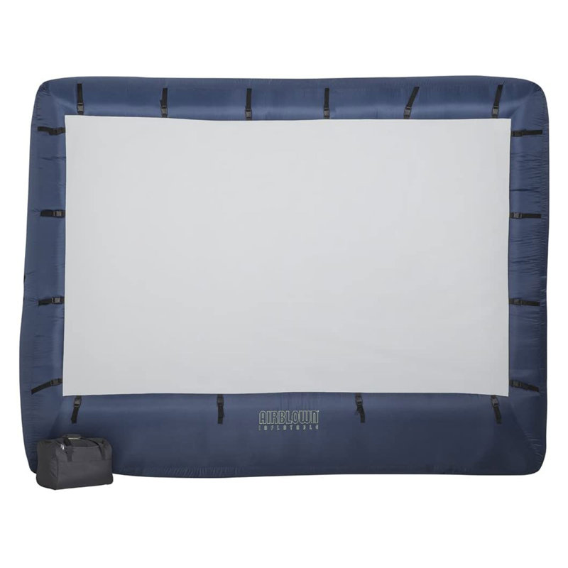 Gemmy Outdoor Portable Projector Screen Projector Screen, 77" H x 123" W
