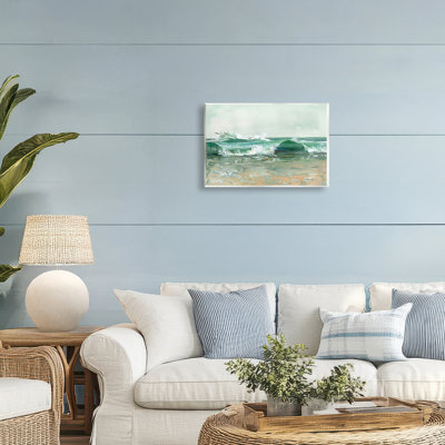 «Breaking Waves Seascape», plaque murale par Brook Page