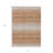 3' X 5' Copper And Beige Abstract Washable Indoor Outdoor Area Rug