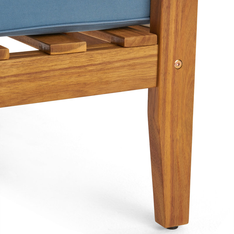 SIEGE D'AMOUR + TABLE BASSE, Bleu