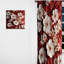 Mishti - Branches de fleurs d'orchidées blanches et rouges II - Rideau traditionnel - Velours obscurcissant - 1 panneau-30482951