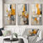 3 pièces sur toile - Assemblage abstrait-1826542123-1826542125