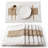 Boho Table Placemats For Dining Living Room - Set Of 6, Brown