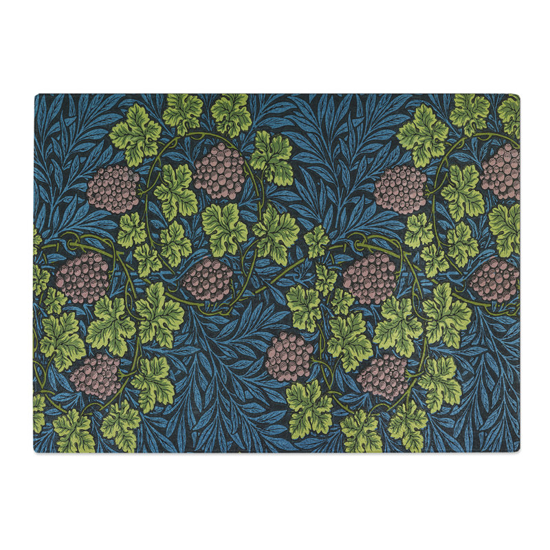 Vine Pattern Vol.2 Print By William Morris  Glass Chopping Board