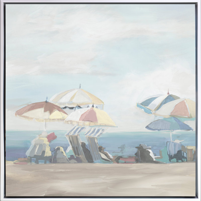 "Coastal Pastels I", art mural sur toile