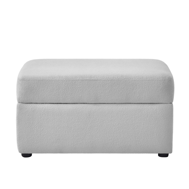 Repose-pieds Chauncy avec tissu performant durable et rangement spacieux pour la vie moderne
