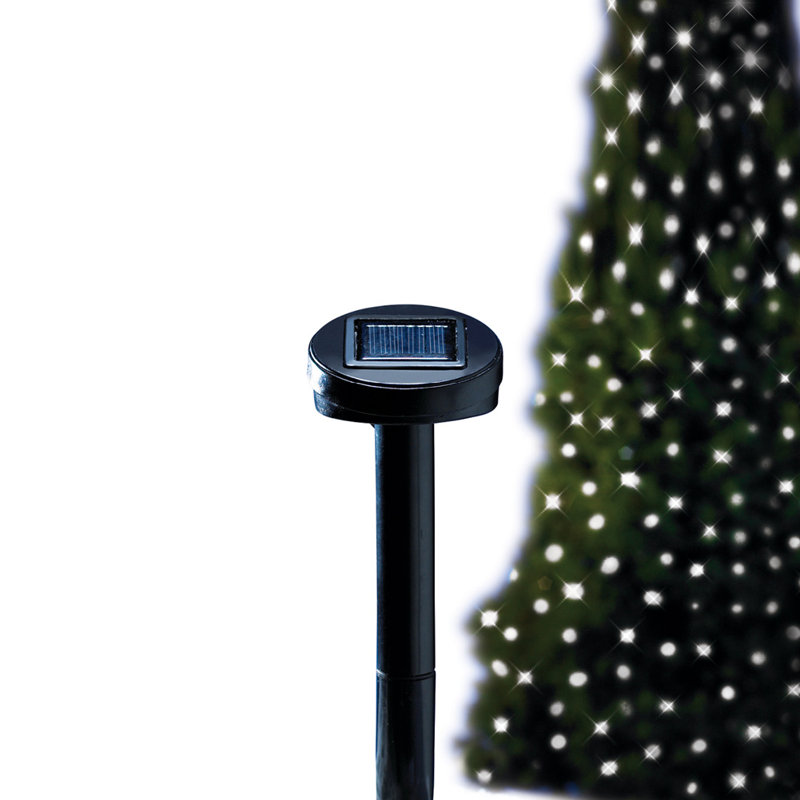 Solar Powered Eco-Friendly Outdoor White String Lights