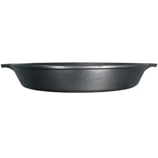 Lodge Seasoned Cast Iron Chefs Platter and Wooden Underliner Cookware Set  (2 Pack) in the Serveware department at