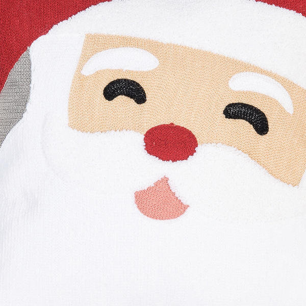 Santa Face Christmas Holiday Throw Pillow