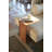  Handcrafted Acacia Wood Accent Table – 24.5" Tall Sofa Side Table