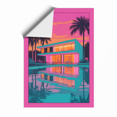Tropical Reflection Modern - Print