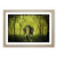 Marvellous Elephant in a Green Forest in Abstract - Framed Print-55770715-55770719