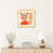 Toile avec cadre en bois beige n'est pas disponible