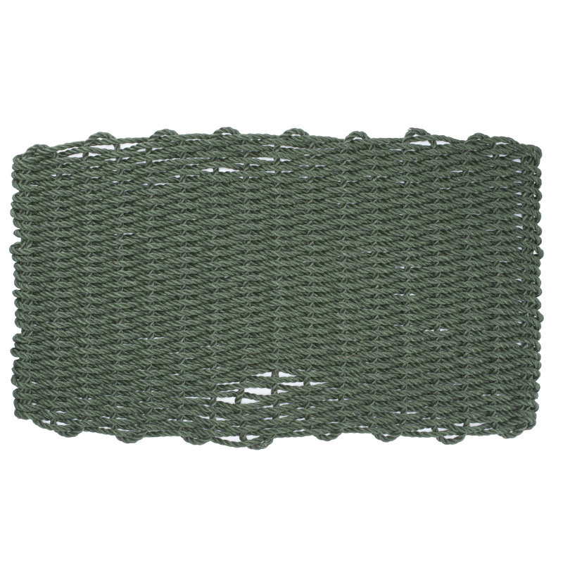 Bucz Outdoor Doormat, 18" W x 30" L, Green