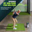 Tapis de jeu de golf GoSports - Tapis d'entraînement en gazon artificiel ELITE 5 x 3 pi - 5 mm pour la pratique de la balançoire intérieure / extérieure, comprend 3 tés en caoutchouc