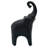 Gaener Stoneware and Ceramic Elephant Figurine with Glam Style - Modern Decorative Animal Sculpture Decor Accent-1162386820-1162386821