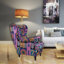 Callison Velvet Wingback Chair
