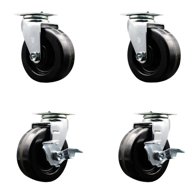 4-Piece Phenolic Caster Set