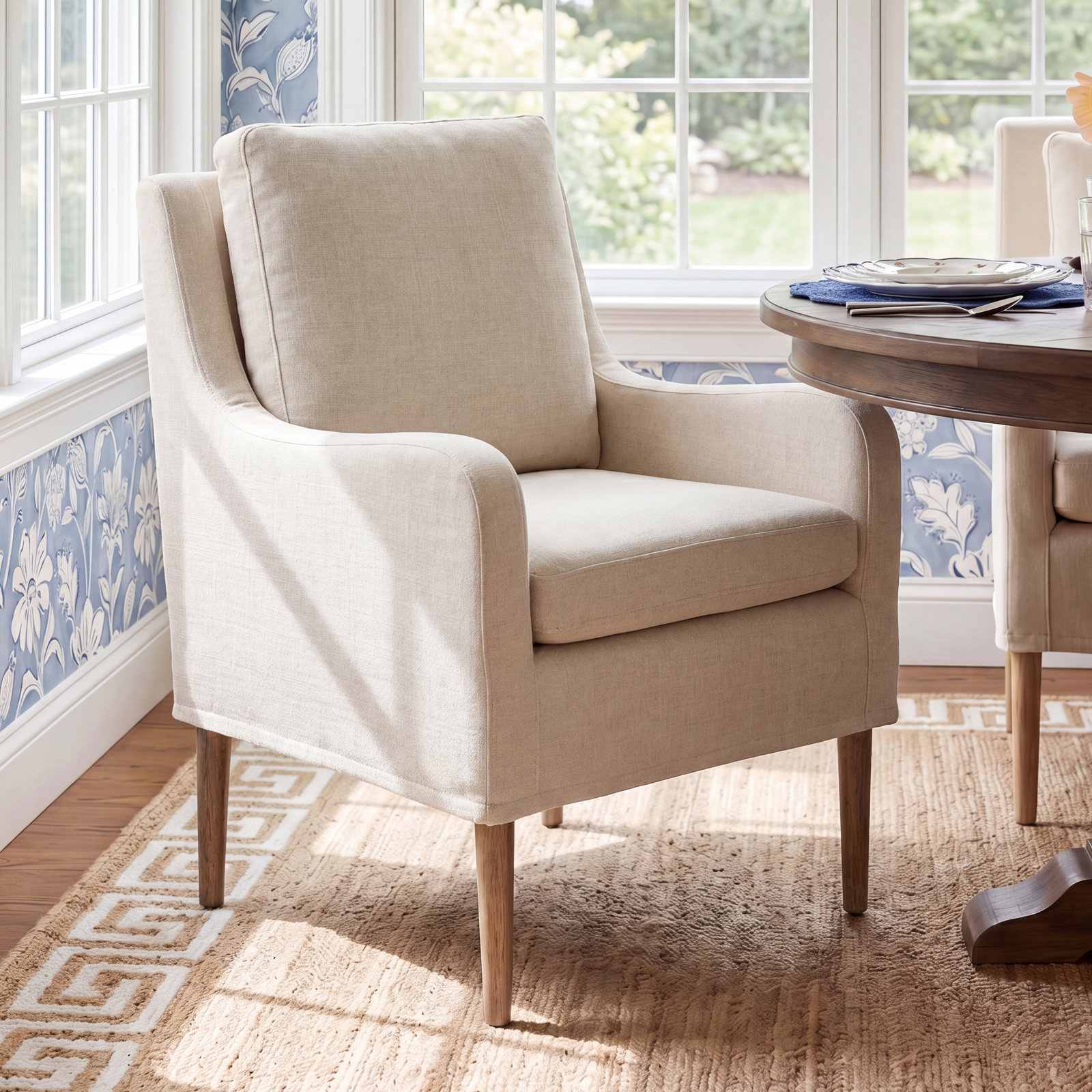 Aurelia Dining Chair, Cream
