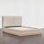 Lit plateforme tapissier Modern Boucle-1685264502-1685264500
