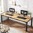 Pallas 78.74'' Extra Long Double Computer Desk for Workstation-919627032