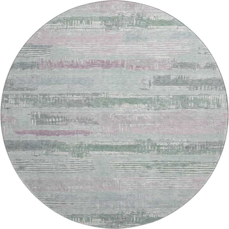 Premium Machine Washable Slesnick AMF1665 Stripes Rug
