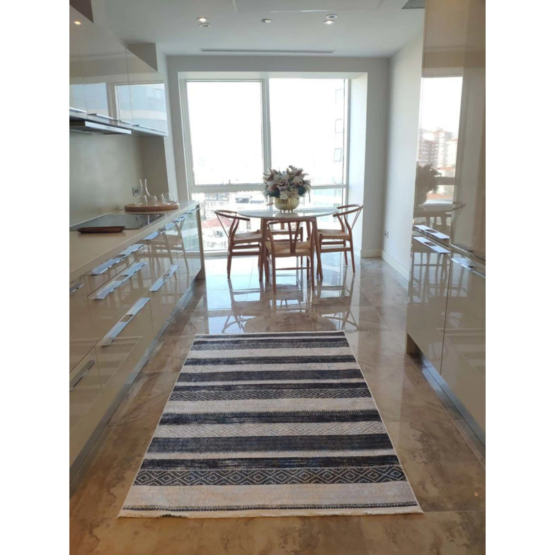 Tapis mathaï avec envers antidérapant, Rectangle 5 pi 3 po x 13 pi 1 po