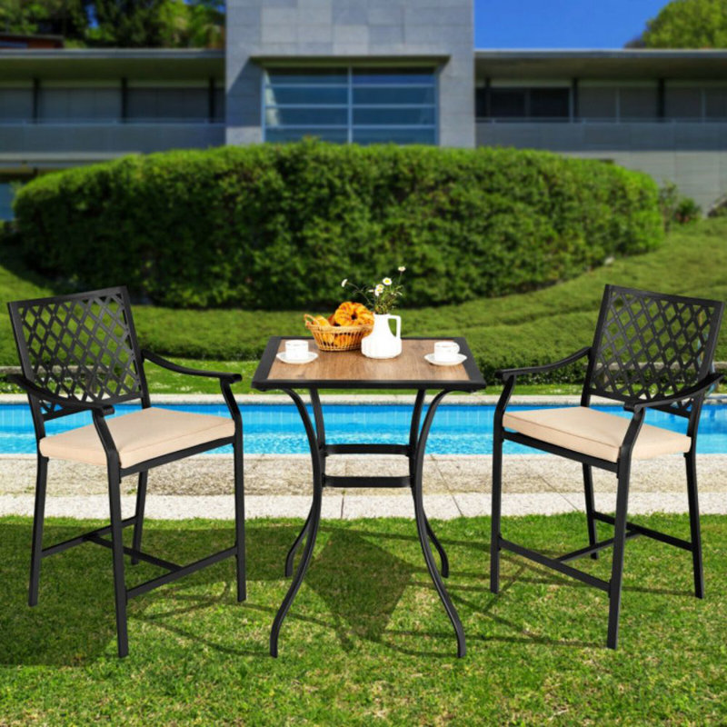 Square Outdoor Bar Table