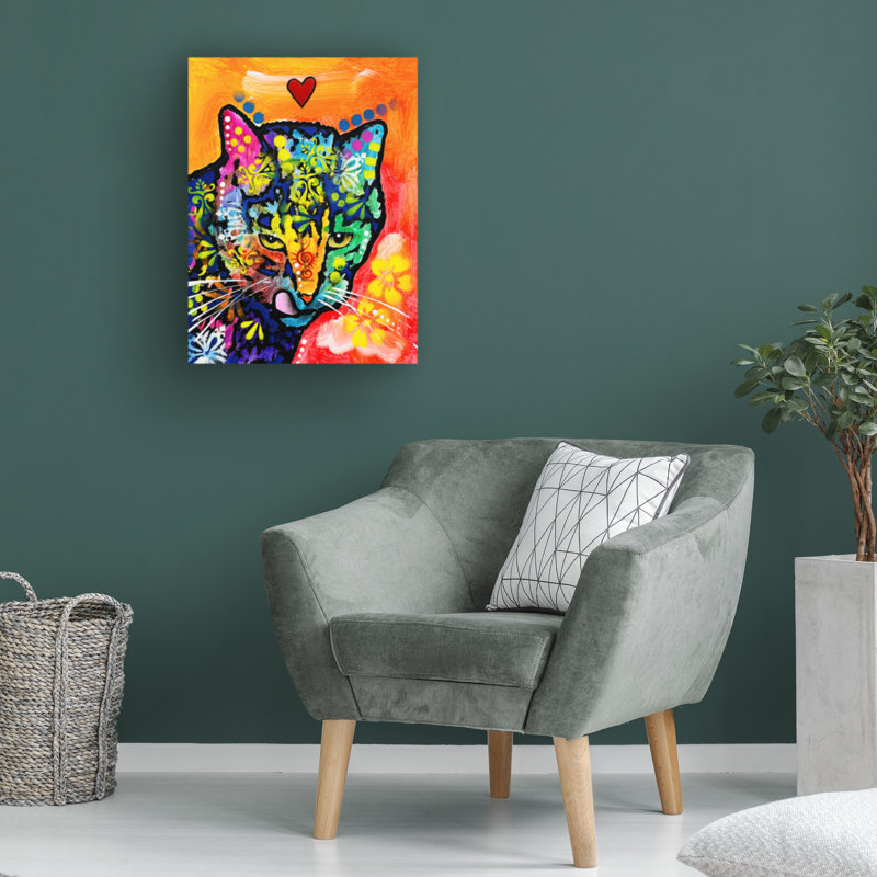 The Love - peinture sur toile tendue, H 24 po x l 18 po x P 2 po