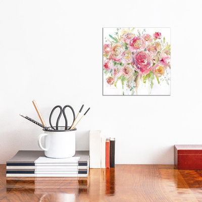 Graceful Bouquet by Carol Robinson - Wrapped Canvas Print