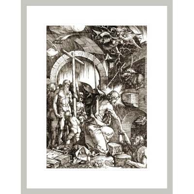 «The Harrowing of Hell From The Large Passion» par Albrecht Dürer, impression giclée encadrée
