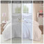 Ensemble d'édredon en peluche imprimé blanc avec coussin décoratif-113931141