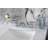 Kingston Brass Manhattan Two-Handle 3-Hole Deck Mount Widespread Bathroom Faucet with Retail Pop-Up Drain-98054978