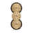 Lincoln 2-Light Wall Sconce in Distressed Gold and Bronze by Breegan Jane