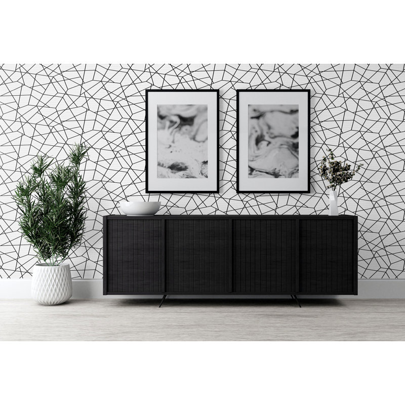 Geometric Vinyl Wallpaper Roll