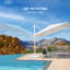 Parasol extérieur carré en porte-à-faux 108 po Robinetta-1720952809