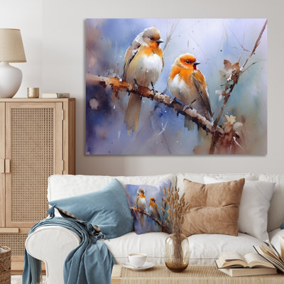 Moineau beige et brun II - reproduction sur toile