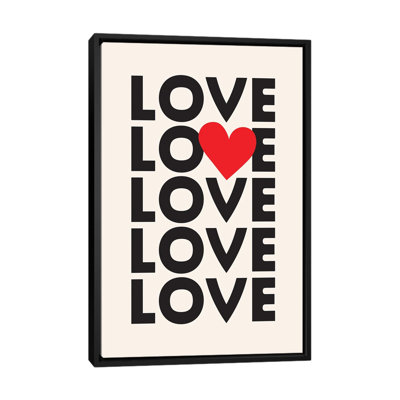 Love Thenativestate 1 Piece Wall Art on Canvas