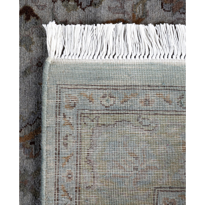 Overdyed One-of-a-Kind 2' 7" X 10' 5" Hand Knotted Area Rug
