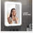 Bathroom Vanity Mirror with Smart LED, Dimmable 3 Colors, Anti-Fog, Memory Function, and Versatile Installation for Modern Bathrooms