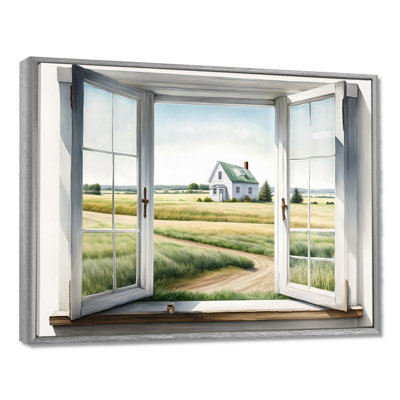 «Window to Landscape Views II», reproduction sur toile