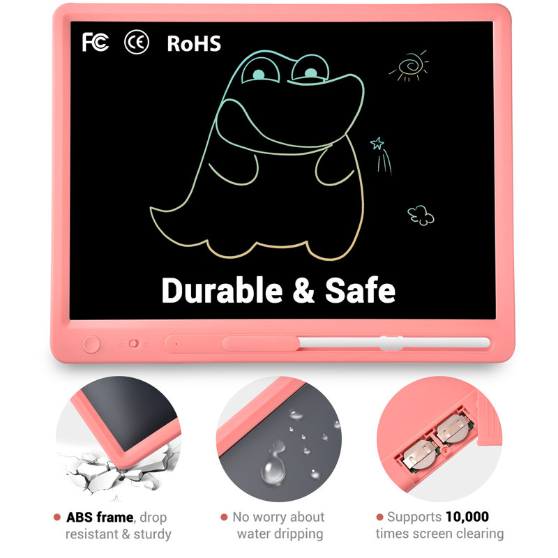 Lap Board Vinyl Mini - Up To 2' Interactive Whiteboard, Pink