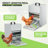 Galvanized Steel Automatic Chicken Feeder with Lid