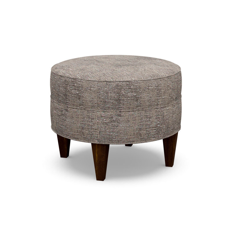 Round Ottoman, 9637-86, Walnut