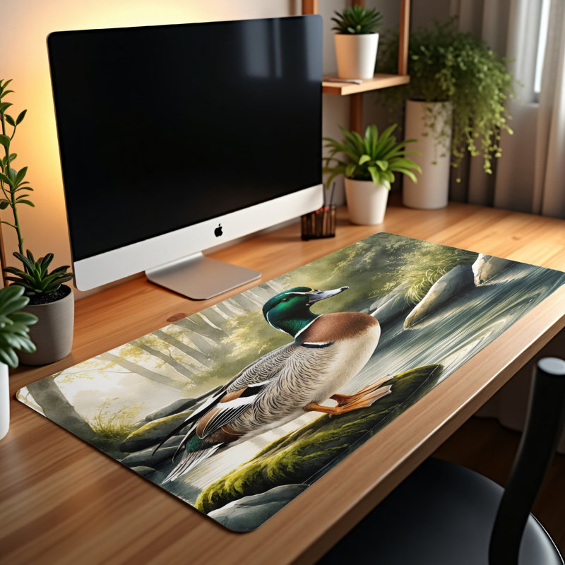 Polyester Desk Pad, 31.5x15.5